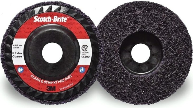 Шлифовальный круг по металлу 3M Clean and Strip Pro XO-RD S XCRS, 51889 для очистки поверхности, 115x22 мм [7100192330]