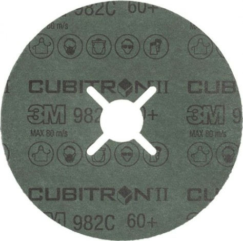 Шлифовальный круг по металлу 3M Cubitron™ II 982C 60+, 125 ммх22 мм, № 27624 3 шт/ уп [7000028195]