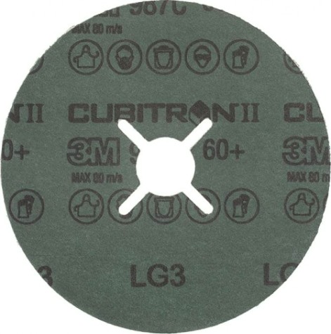 Шлифовальный круг по металлу 3M Cubitron™ II 987C 60+, 125 ммх22 мм, № 27646 3 шт/ уп [7000028199]