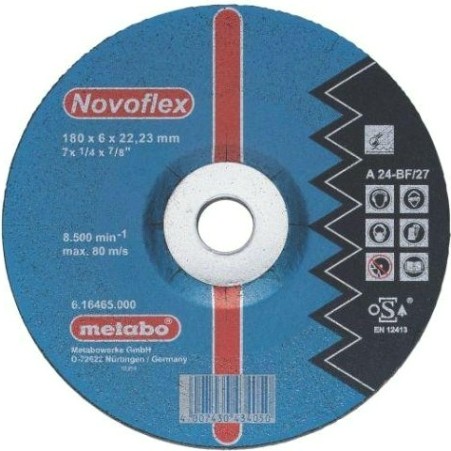 Шлифовальный круг по металлу METABO 230x6,0х22,23 мм A30 Novoflex [616468000]