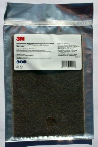 Шлифовальный лист 3M A MED 07440 для удаления сильных загрязнений, коричневый [7100039147]