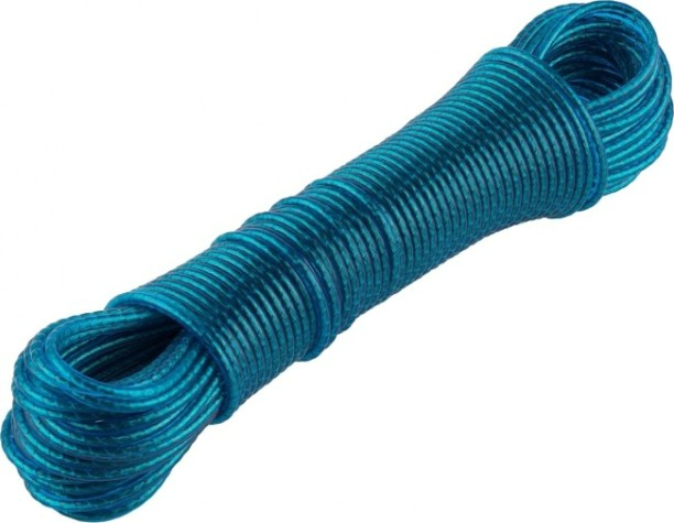 Шнур бельевой ЗУБР Мастер стальная сердцевина, синий [50140-20]