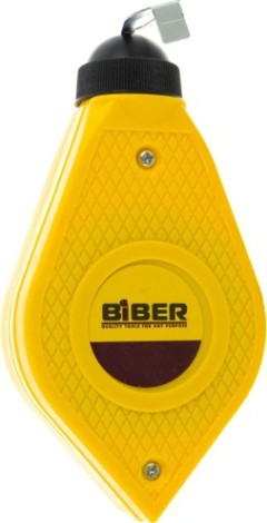 Шнур отбивочный Biber 43115 пластмассовый корпус, 15м [тов-054503]