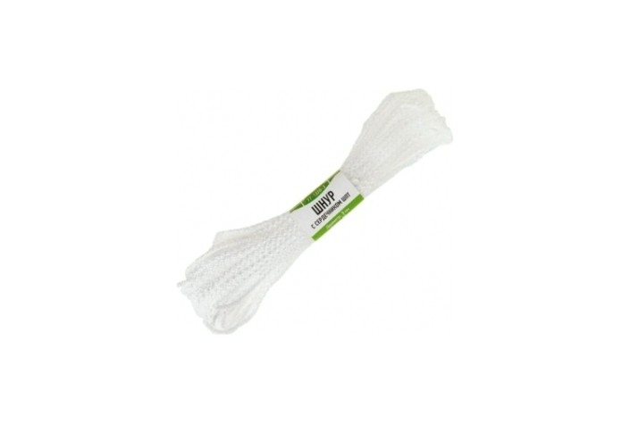 Шнур плетеный ЧЕТЫРЕ СЕЗОНА 77-1320-3 3мм с сердечником ШПТ 20м, (белый) Шнур плетеный ЧЕТЫРЕ СЕЗОНА 77-1320-3 3мм с сердечником ШПТ 20м, (белый)