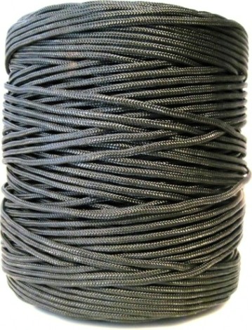 Шнур плетеный КАНАТ ПА 6,0 мм 16 пр. (оплетка черная) [00-00002133]