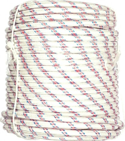 Шнур плетеный СИБРТЕХ 12 мм, бухта 100 м 24-прядный с полипр. серд. [93968]
