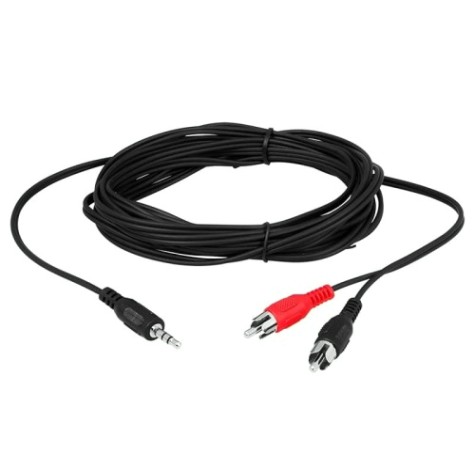 Шнур REXANT 17-4205 Стерео 3,5мм-2 RCA, 5м (10 шт/уп) Шнур REXANT 17-4205 Стерео 3,5мм-2 RCA, 5м (10 шт/уп)