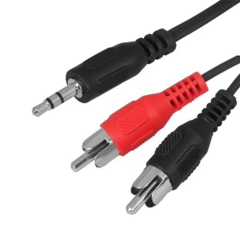 Шнур REXANT 17-4206 Стерео 3,5мм-2 RCA, 7м (10 шт/уп)