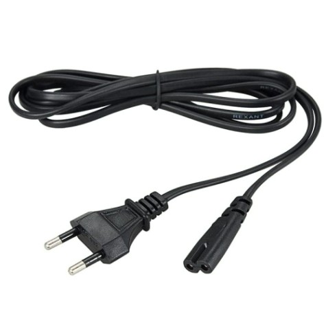 Шнур сетевой REXANT 11-1101 вилка-евро-разъем С7, 2x0,5 мм², 1,8м