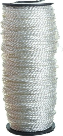 Шнур СИБРТЕХ 2 мм, L 50 м крученый капроновый, катушка, 70 кгс [93964]