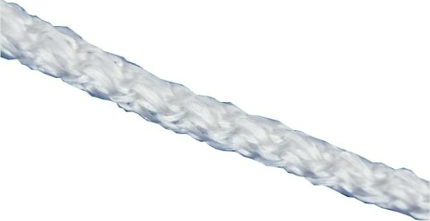 Шнур СИБРТЕХ 4 мм, L20 м вязаный полипропиленовый с серд. белый [93957]