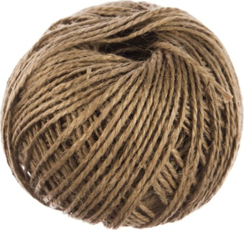 Шпагат джутовый СИБРТЕХ L 100 м, 2-ниточный бухта, 1120 текс, 13,5 кгс [93876]