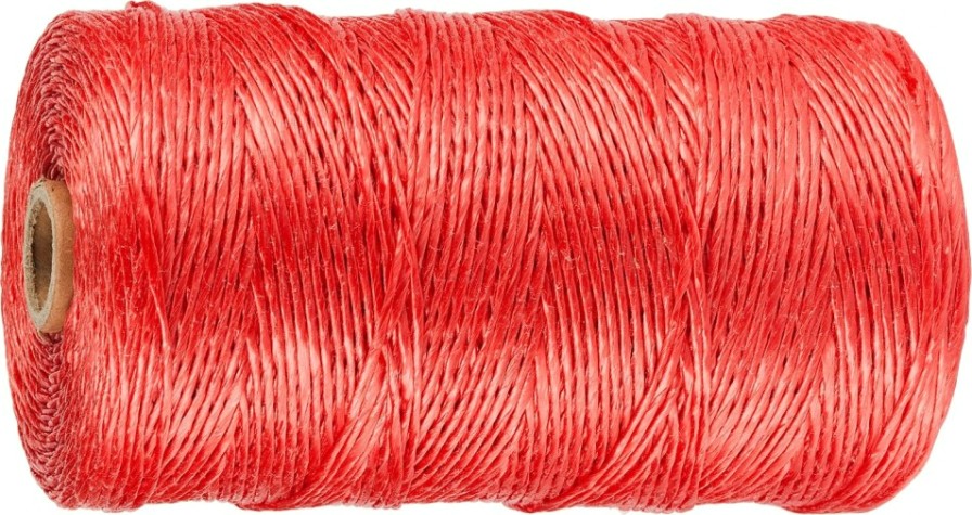 Шпагат многоцелевой полипропиленовый STAYER MASTER d=1,5 мм, красный, 60 м [50079-060]