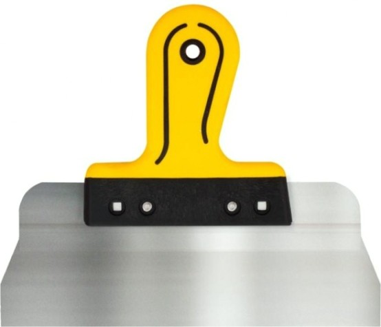 Шпатель Biber 35156 ПРОФИ фасадный нерж.сталь с 2-х комп.рукояткой 250мм [тов-211429]