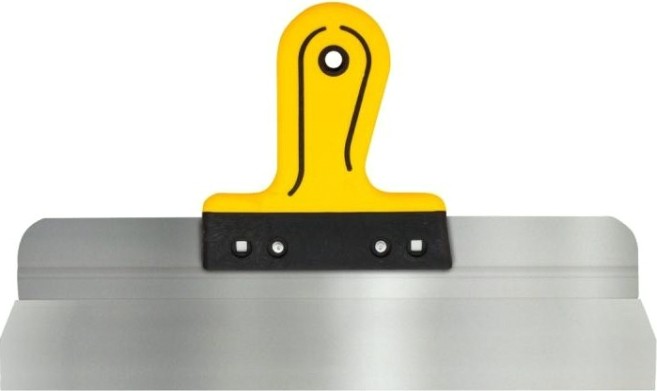 Шпатель Biber 35158 ПРОФИ фасадный нерж.сталь с 2-х комп.рукояткой 350мм [тов-211431]