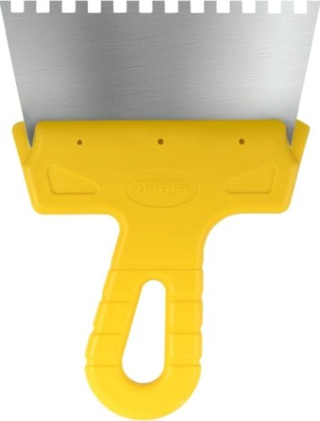 Шпатель Biber 35182 МАСТЕР фасадный 150 мм, зуб 8х8 мм [тов-176009]