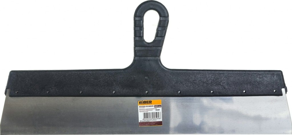 Шпатель Biber 35209 фасадный нерж. сталь, 450мм [Тов-048243]