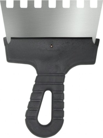 Шпатель Biber 35235 фасадный 150 мм, зуб 10х10 мм [тов-169786]