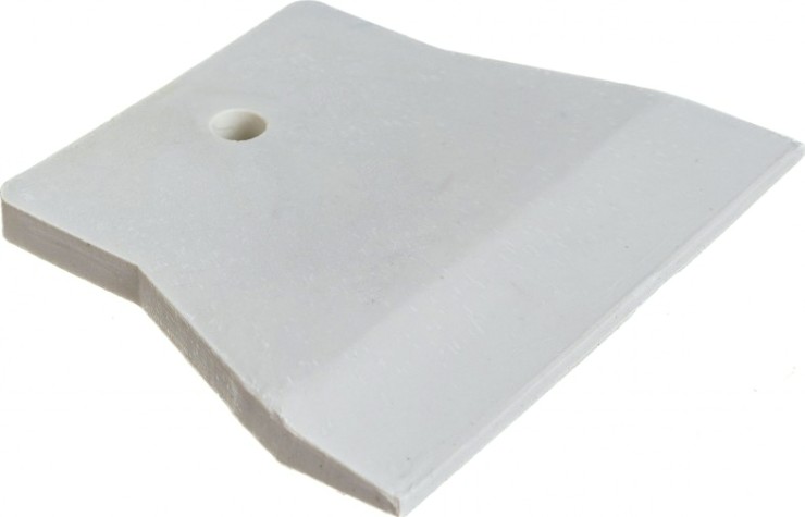 Шпатель Biber 35268 резиновый белый 100мм [Тов-130027]