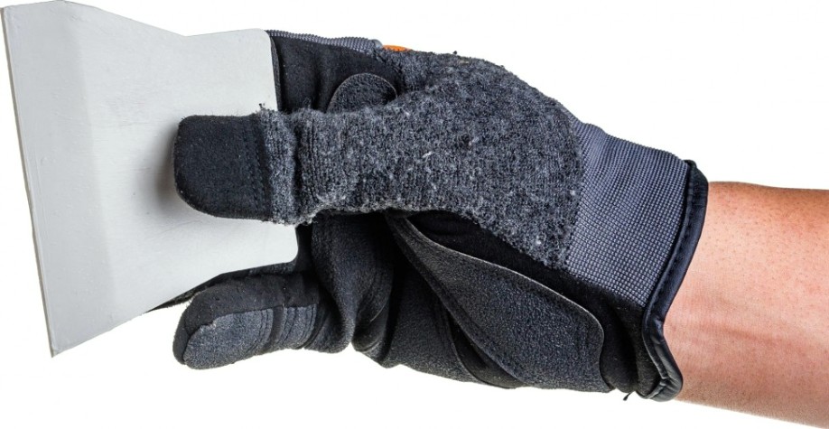 Шпатель Biber 35268 резиновый белый 100мм [Тов-130027]