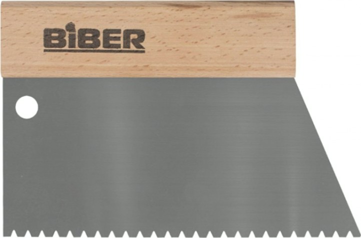Шпатель Biber 35281 для клея 180 мм, зуб тип B3 [тов-184681]