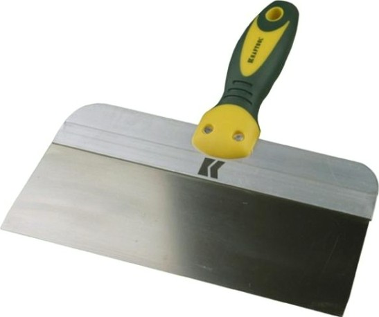 Шпатель фасадный с двухкомпонентной ручкой KRAFTOOL 10036-300 300 мм, полотно из нержавеющей стали