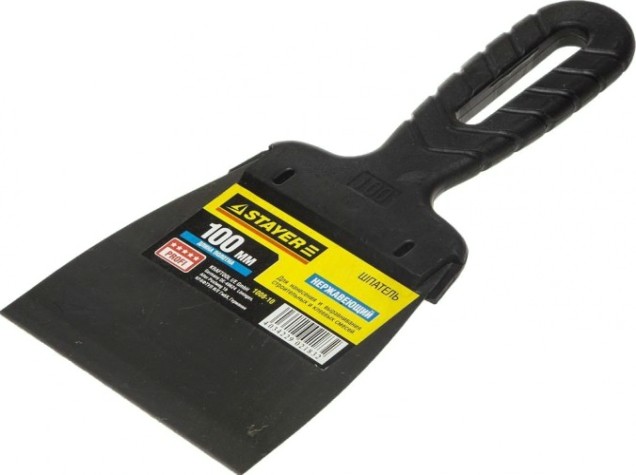 Шпатель фасадный STAYER "PROFESSIONAL" 100 мм, полотно из нержавеющей стали 1008-10 [1008-10]