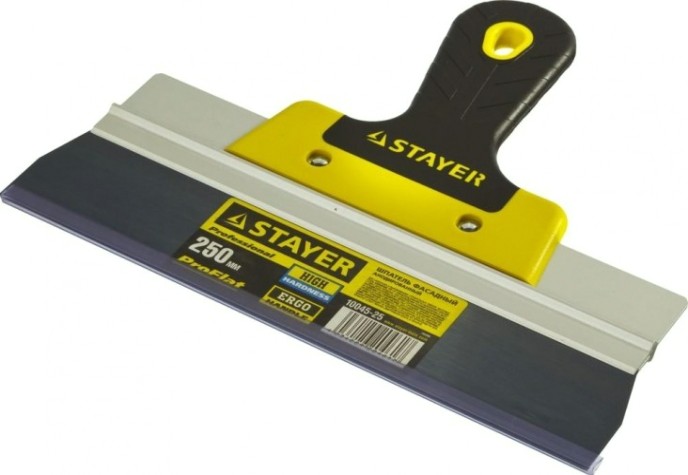 Шпатель фасадный STAYER "PROFESSIONAL" 250 мм, полотно анодированное 10045-25 [10045-25]