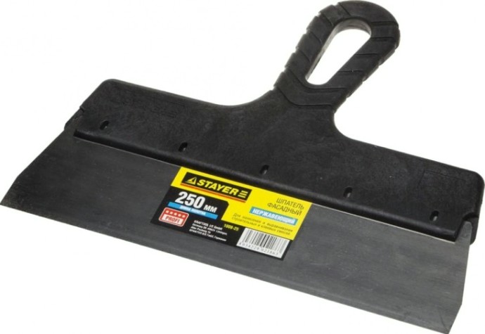 Шпатель фасадный STAYER "PROFESSIONAL" 250 мм, полотно из нержавеющей стали 1008-25 [1008-25]