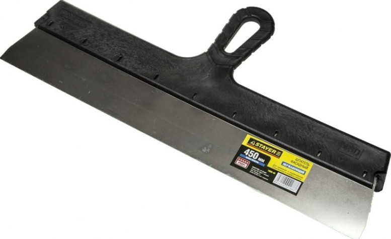 Шпатель фасадный STAYER "PROFESSIONAL" 450 мм, полотно из нержавеющей стали 1008-45 [1008-45]
