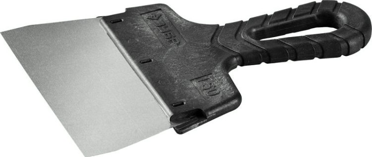 Шпатель фасадный ЗУБР "МАСТЕР" 150 мм, полотно из нержавеющей стали [10077-15]