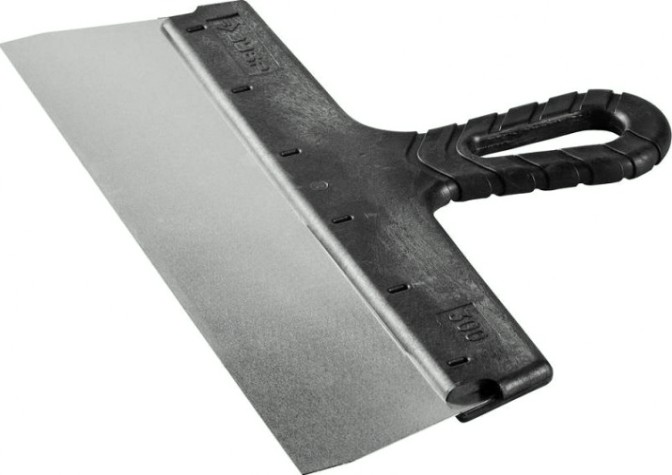 Шпатель фасадный ЗУБР "МАСТЕР" 300 мм, полотно из нержавеющей стали [10077-30]