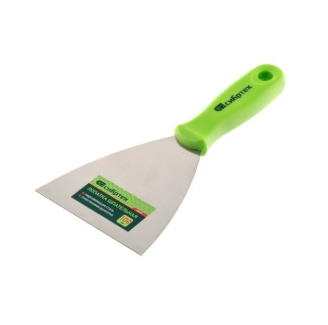 Шпатель СИБРТЕХ 100 мм из нержавеющей стали, [85548]