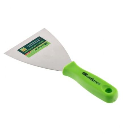 Шпатель СИБРТЕХ 100 мм из нержавеющей стали, [85548]