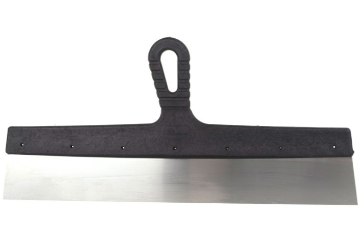 Шпатель СИБРТЕХ 450 мм фасадный из нержавеющей стали, пластмассовая ручка [85450]