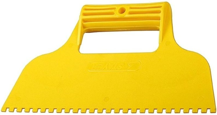 Шпатель STAYER MASTER пластмассовый, зубчатый 8х8мм, 230мм [1022-8]