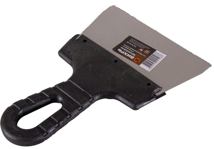 Шпатель ВИХРЬ 150мм нерж.cталь пластиковая рукоятка [73/3/2/19]