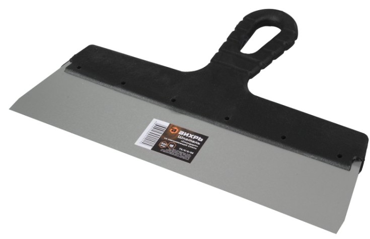 Шпатель ВИХРЬ 300мм нерж.cталь пластиковая рукоятка [73/3/2/22]