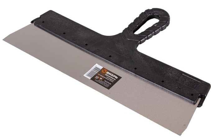 Шпатель ВИХРЬ 350мм нерж.cталь пластиковая рукоятка [73/3/2/23]