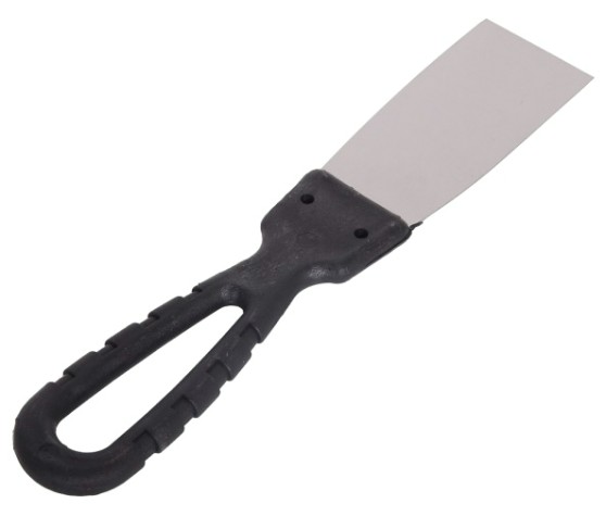 Шпатель ВИХРЬ 40мм нерж.cталь пластиковая рукоятка [73/3/2/28]