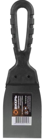 Шпатель ВИХРЬ 60мм нерж.cталь пластиковая рукоятка [73/3/2/16]