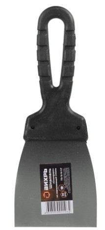 Шпатель ВИХРЬ 80мм нерж.cталь пластиковая рукоятка [73/3/2/17]