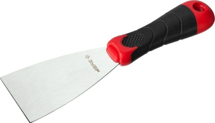 Шпатель ЗУБР МАСТЕР профилированное нержавеющее полотно, 2к ручка, 60м [10072-06]