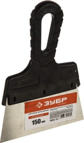 Шпатель ЗУБР СТАНДАРТ фасадный, стальное полотно, 150мм [10052-15]