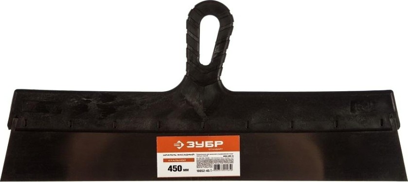 Шпатель ЗУБР СТАНДАРТ фасадный, стальное полотно, 450мм [10052-45]