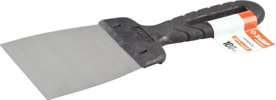Шпатель ЗУБР СТАНДАРТ стальное полотно, 100мм [10052-10]