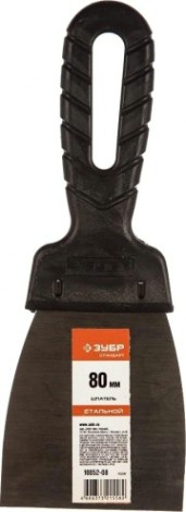 Шпатель ЗУБР СТАНДАРТ стальное полотно, 80мм [10052-08]