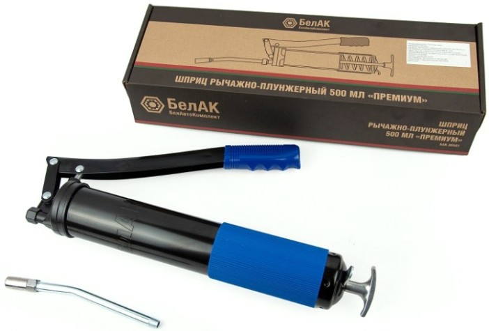 Шприц БелАК 500 мл "Премиум" рычажно-плунжерный [БАК.90501]