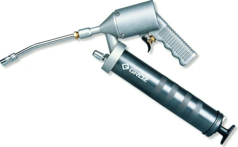 Шприц плунжерный пневматический GROZ PGG/1R/B импульсного действия, трубка 150 мм, GR43300 [GR43300]