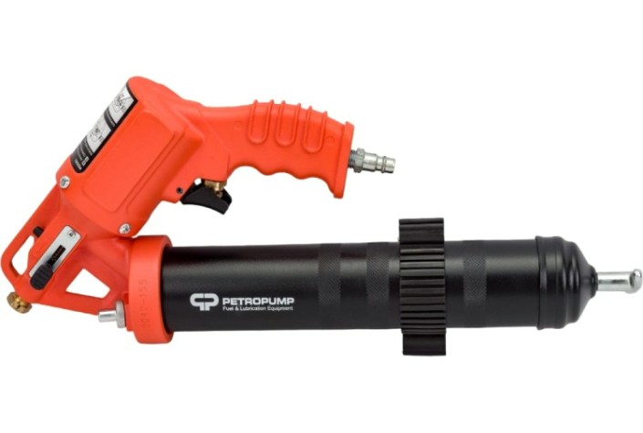 Шприц плунжерный пневматический Petropump PP100307 для смазки, 413 бар, 1/8" bspt, гибкий шланг
